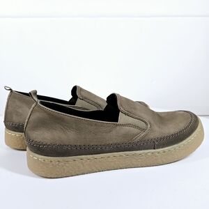 Clarks Brown Leather Slip On Loafers Brown Womens 9.5 NEW